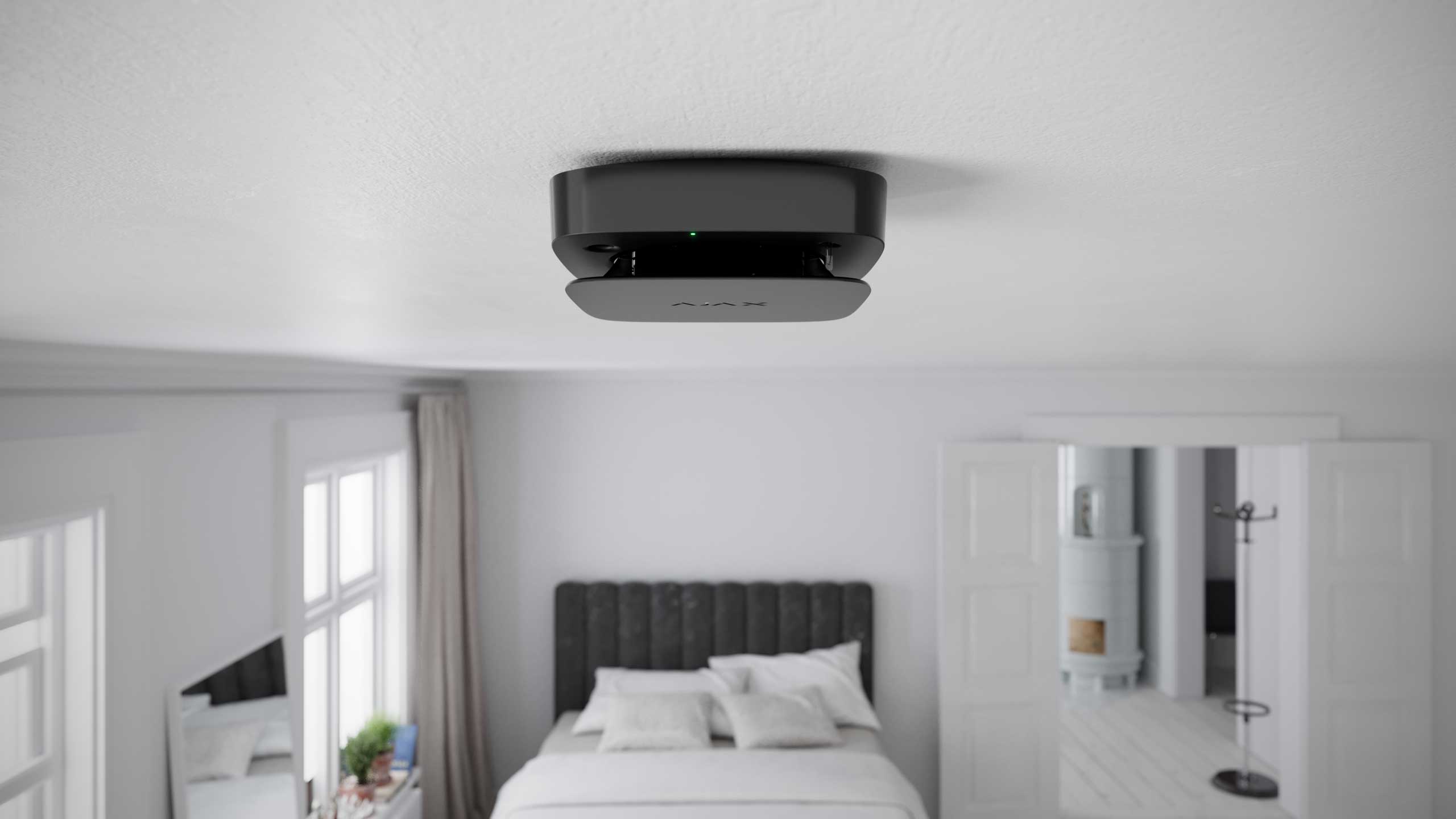 Hitzemelder Rauchmelder Deckenmontage AJAX Brandwarnanlage